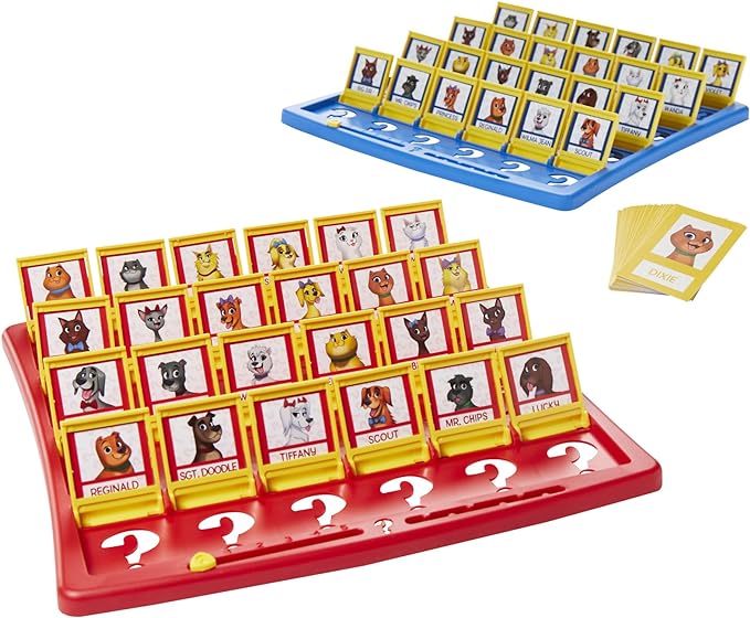 Hasbro Gaming Guess Who? People & Pets Board Game Edition | The Original Guessing Game | Easter Gifts for Girls & Boys | Ages 6+ (Amazon Exclusive)