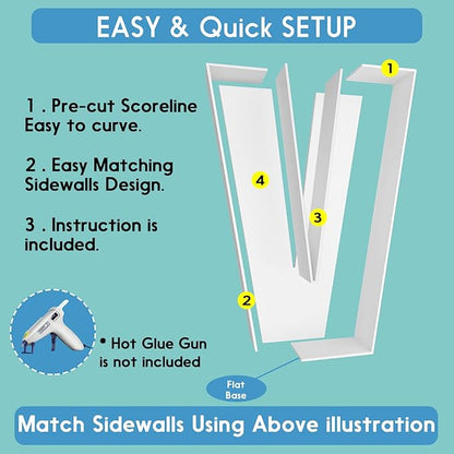 3FT Tall Mosaic Balloon Frame Letters Big Marquee Light Up Letters DIY Kit for Birthday Party Wedding Backdrop Decor Letter V Pre-Cut Foam Board