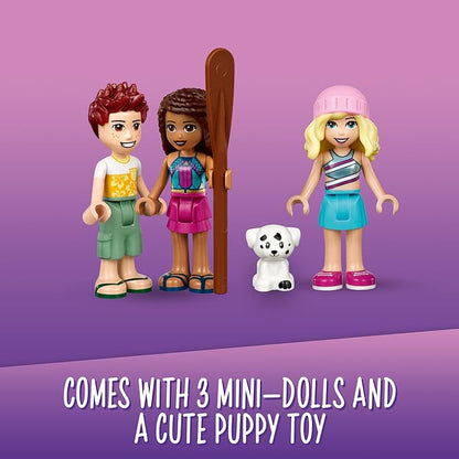 LEGO Friends Beach Glamping 41700 Building Kit; Creative Gift for Kids Aged 6 and up Who Love Nature Toys and Popular Glamping Trips (380 Pieces)