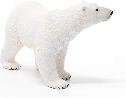 Schleich Wild Life, Animal Figurine, Animal Toys for Boys and Girls 3-8 Years Old, Polar Bear, Ages 3+