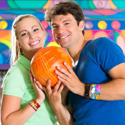 48 PCS Bowling Slap Bracelets Party Favors Bowling Wristbands Bracelets Goodie Bag Fillers for Bowling Birthday Decorations Supplies for Class Reward Prizes Gift for Kids Party Favors Birthday Gifts