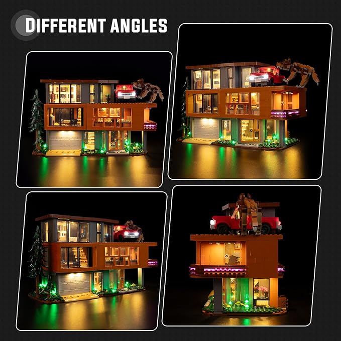 Nitemode LED Light Kit Compatible with Lego Twilight The Cullen House 21354, Upgraded Brightness Adjustable Lighting Accessories(JUST Lights)