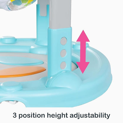 Smart Steps Bounce N’ Dance 4-in-1 Activity Center Walker, Hexagon Dots