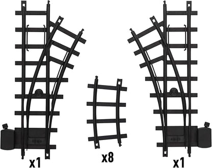 Lionel Ready-to-Play 10-Piece Inner Loop Black Plastic Track Pack