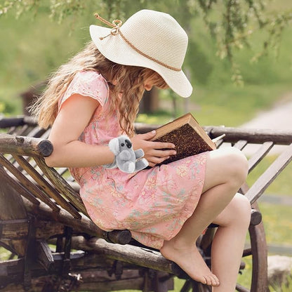 Abaodam Animal Slap Bracelet Koala Slap Bracelet Plush Stuffed Animal Hugger Snap Wrist Band for Kids Birthday Party Gifts