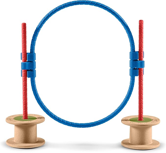 Schleich Farm World, Horse Toys for Kids, Pony Agility Race Playset with Horse Figurines and Accessories 22-Piece Set, Ages 3+