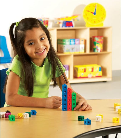 Learning Resources Snap Cubes, Set of 500 Cubes, Ages 5+, Educational Counting Toy,Back to School Supplies,Teacher Supplies for Classroom