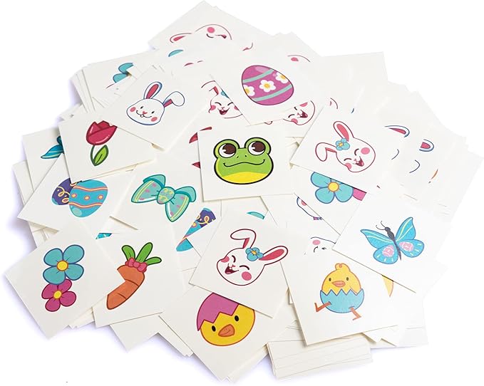 JOYIN 686 Pcs Easter Craft Kits with Assorted Stickers, Foam Stickers, Stampers and Temporary Tattoos for Kids Party Favors, Easter Crafts & Basket Stuffers and Classroom Homeschool Art Decor
