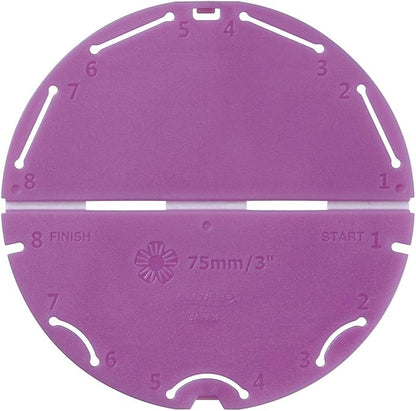 Clover 8487 Kanzashi Flower Maker Orchid Petal, Large, 8.5 x 4.5 x 0.25