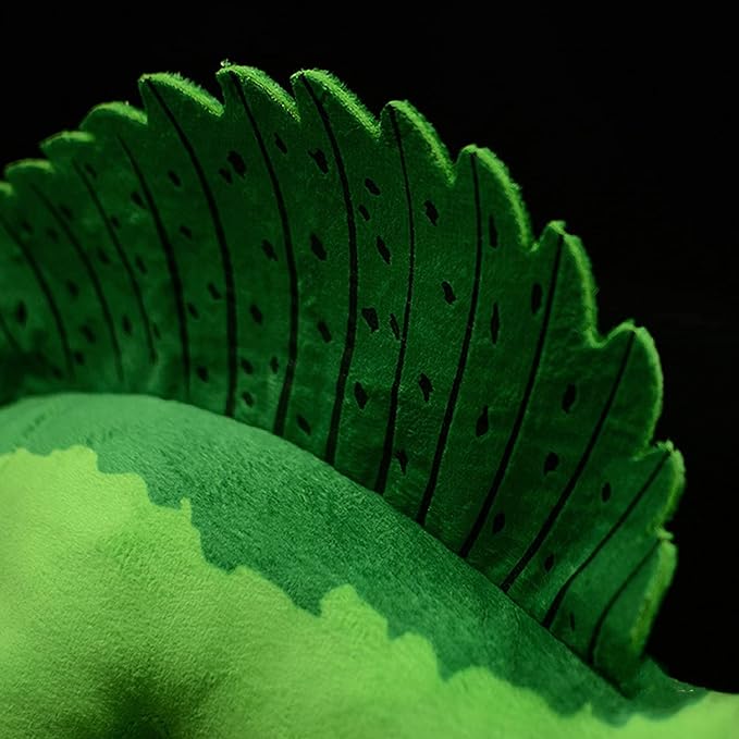 ZHONGXIN MADE Simulation Spinosaurus Dinosaur Stuffed Plush Toy - 18" Soft Lifelike Sail-Backed Dinosaur Model Toy, Real Life Dinosaur Stuffed Animal Toys, Collectible Gifts for Kids