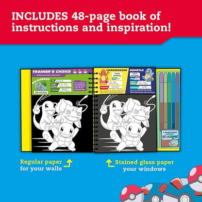 KLUTZ Pokémon Stained Glass Art Craft Kit