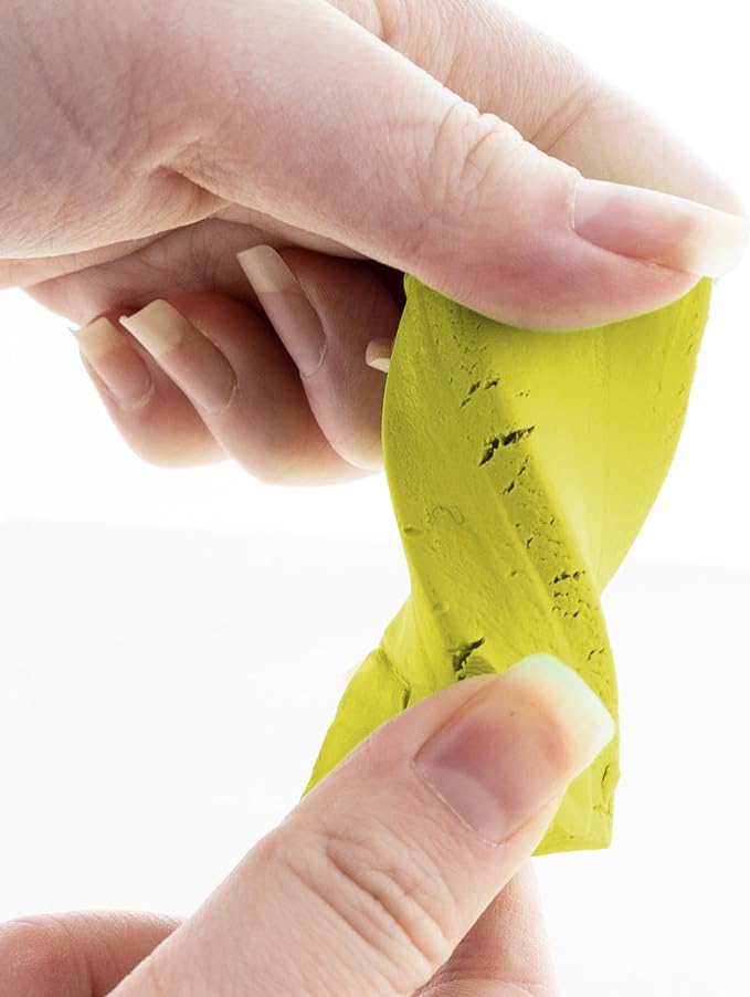 BAZIC Modeling Clay Yellow Color 1 LB, Modeling Dough Art Craft Non Toxic Gift for Artist Kids, Bulk for Classroom, 2-Pack