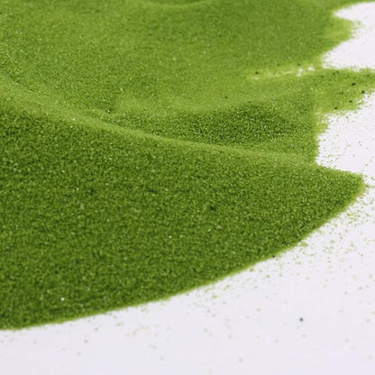 Shiny Stone Colorful Sand,Rainbow Sand,Art Sand,Colored Sand,Craft Sand,Decorative Wedding Vibrant Sand, 250g/0.55lbs/8.81oz for Kids Creativity Wedding Succulent Terrarium Vase (Grass Green)