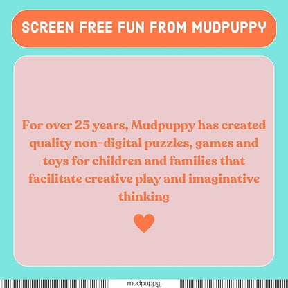 Mudpuppy My ABC's — Ring Flashcards 26 Durable Double Sided Alphabet Cards And Reclosable Ring With Colorful Art For Kids Ages 3+ Perfect For Preschool Or Travel For Teachers And Parents