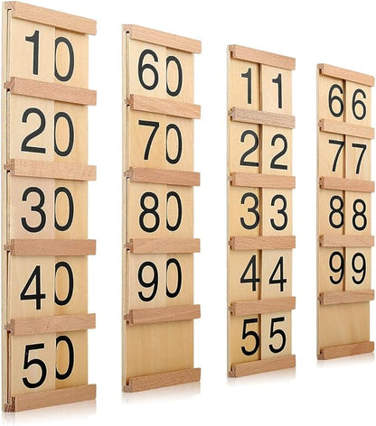 Montessori Math Material Teen & Ten Boards Educational Toy for Age 3-6 Family Version Teaching Aids