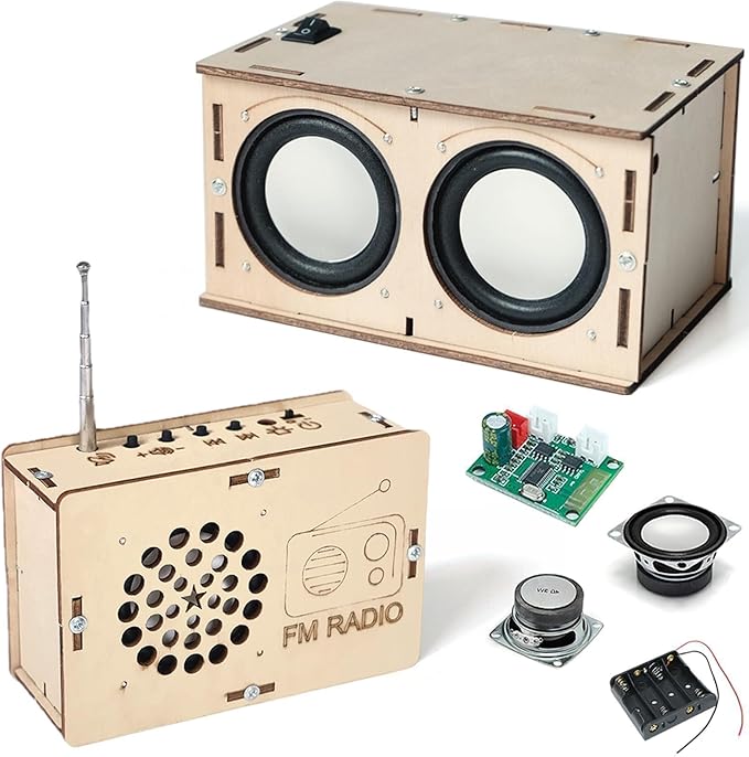 STEM Toys for Ages 8-13 Stocking Stuffers Teen Easter Basket Stuffers Gifts for 9 10 11 12 14 15 Year Old Boys Girls Kids Science Engineering Kit Circuit DIY Electronics Project Building Speaker Radio