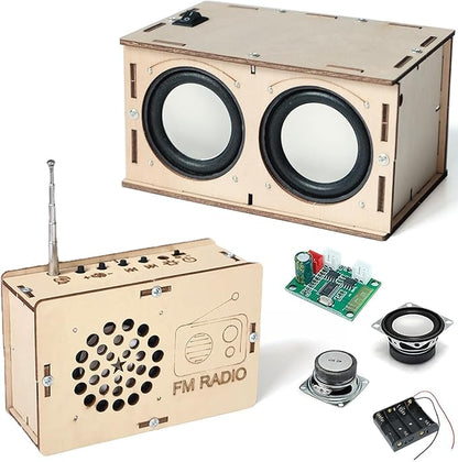 STEM Toys for Ages 8-13 Stocking Stuffers Teen Easter Basket Stuffers Gifts for 9 10 11 12 14 15 Year Old Boys Girls Kids Science Engineering Kit Circuit DIY Electronics Project Building Speaker Radio