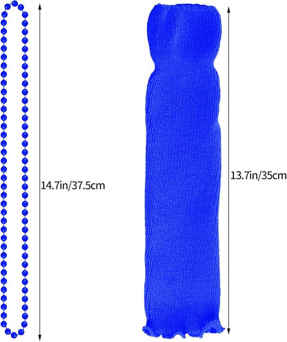 Kids 6 in 1 Costume Accessories 1970s 1980s Fancy Outfits and Dress for Cosplay Party Theme Party for Girl