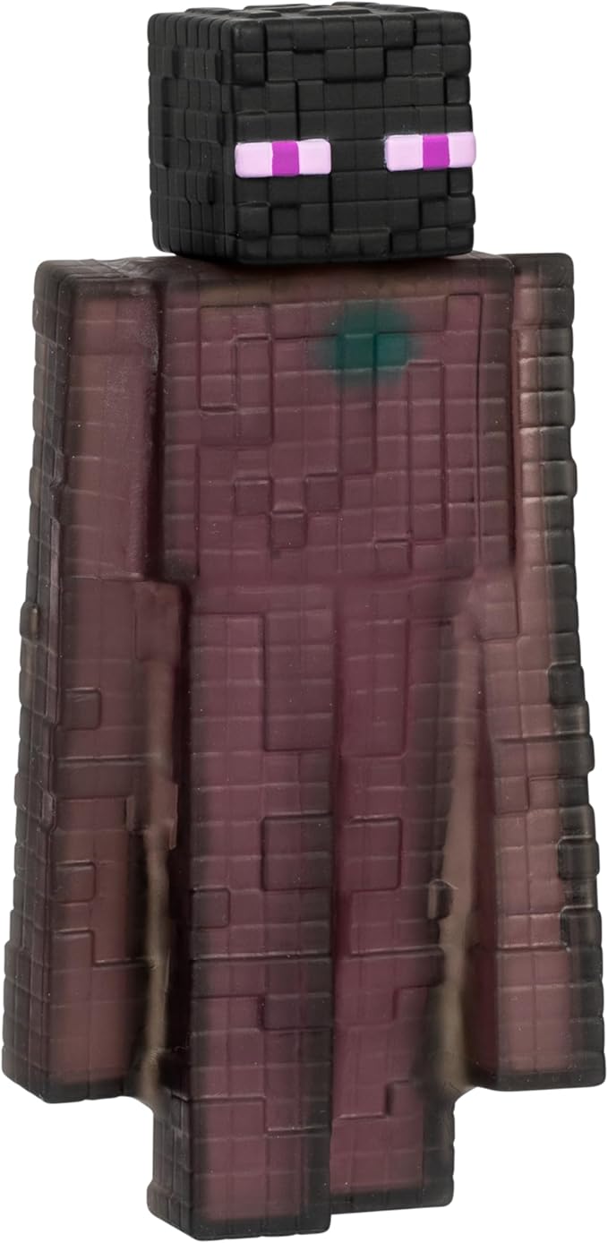 Heroes of Goo Jit Zu Minecraft Stretchy Characters, Collect Enderman with Ender Pearl, Unique Goo Fillings with Hidden Pieces Inside, Stretch Them Up to 3 Times Their Size