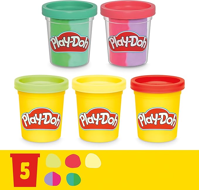 Play-Doh Blooming Flower Garden Toy Playset, Nature Pretend Play, Kids Arts & Crafts Ages 3+