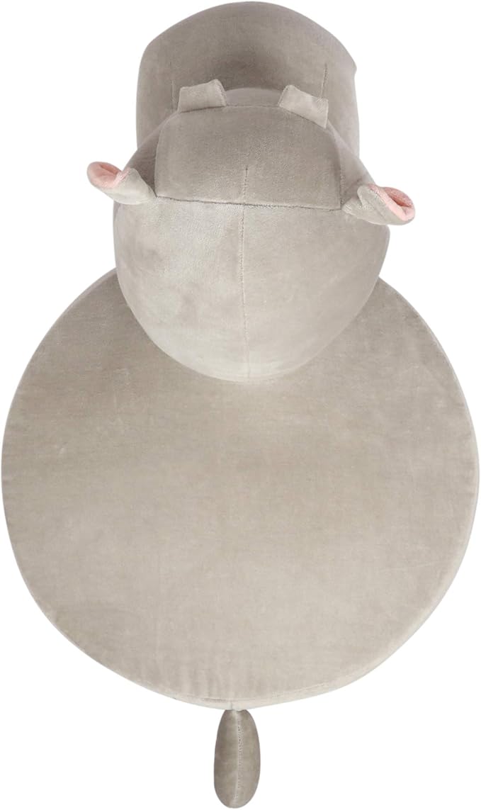 Christopher Knight Home Georgia Contemporary Kids Hippo Ottoman, Gray