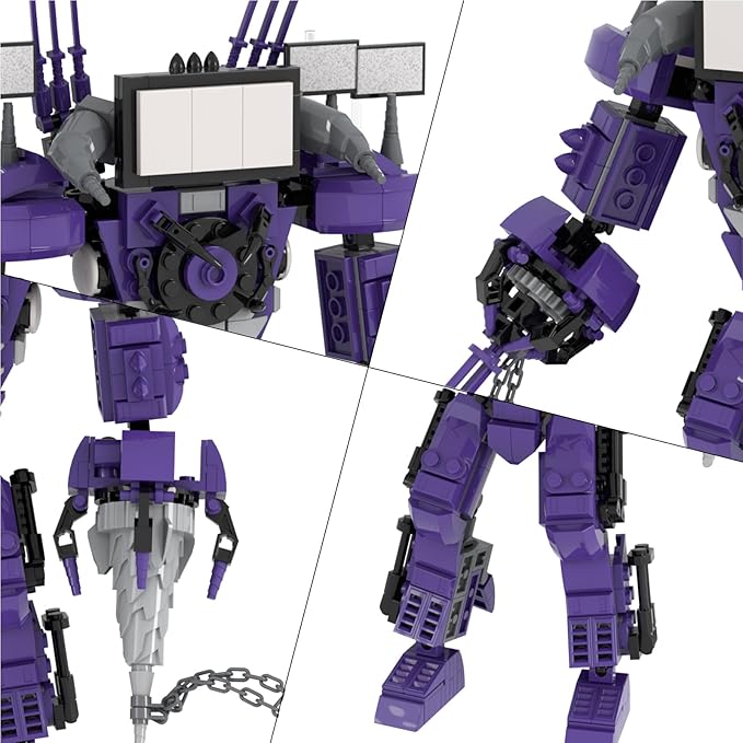 Toilet Building Blocks Toys,TV Toys Building Blocks Imaginative Construction Playset Blocks Action Figure,Birthday Gifts Building Blocks for Adults Children 474PCS