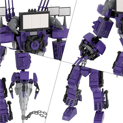 Toilet Building Blocks Toys,TV Toys Building Blocks Imaginative Construction Playset Blocks Action Figure,Birthday Gifts Building Blocks for Adults Children 474PCS