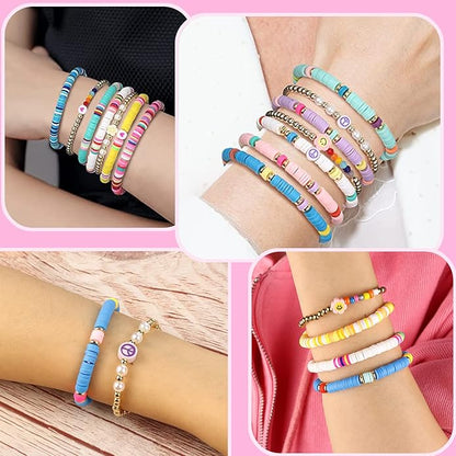 Preppy Friendship Bracelets for Girls Jewelry: Stackable Surfer Bracelets for Women Teen Girls Stuff