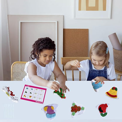 MOVEBO DIY Craft Sewing Kits for Christmas,Christmas Ornaments DIY Craft Kits for Kids (Christmas Ornaments DIY 2)