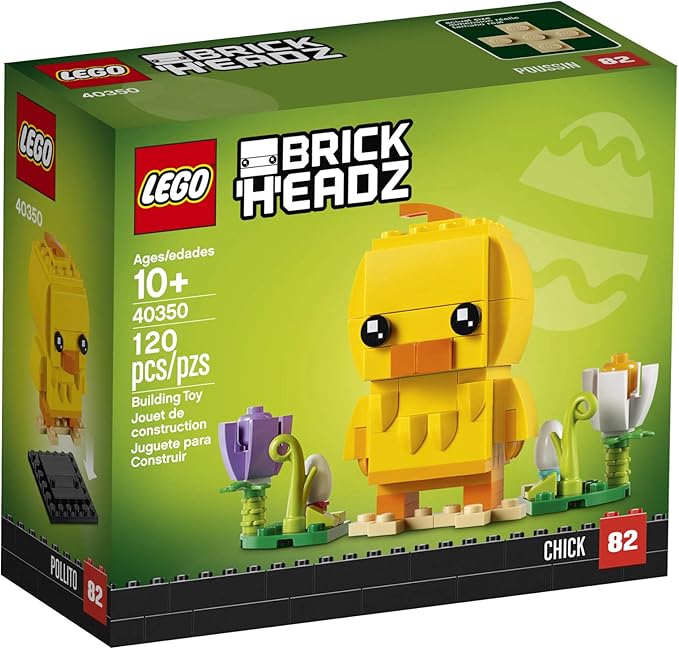 LEGO BrickHeadz 40350 Easter Chick Building Kit (120 Pieces)