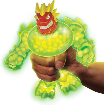 Heroes of Goo JIT Zu Glow Shifters - Versus Pack, Ultraglow Blazagon VS Shadowfang Viper. One with Unique Glow-in-The-Dark Goo Transformation. Crush The core, Goo Glows in The Dark.