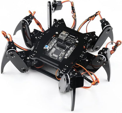 FREENOVE Hexapod Robot Kit (Compatible with Arduino IDE), App Remote Control, Walking Crawling Twisting Servo STEM Project