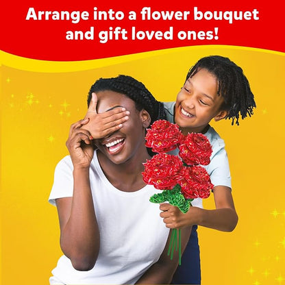 Skillmatics Art & Craft Activity - Poke-in Art Rose Bouquet, Mess-Free Art for Kids, Craft Kits, DIY Activity, Valentine's Day Gifts for Girls & Boys Ages 4, 5, 6, 7, 8, 9, 10, 11, 12