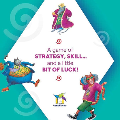 Gamewright Rat‑A‑Tat Cat Card Game – Family Board Games & Kids Games | Memory & Strategy Game for Kids 6+ | Quick Play Card Game for Family Game Night, 2‑6 Players