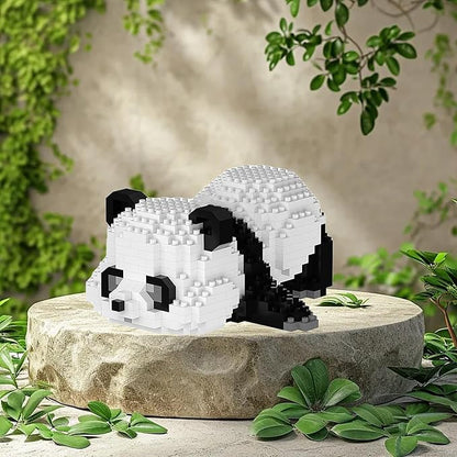 shenhailan Panda Mini Building Blocks, Micro Building Blocks for Adults and Kids 615 Pieces (Lying Panda)