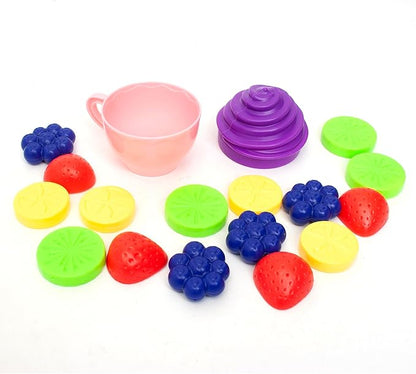 Boley Zoo Troop: Kitty Smoothie Maker - 19 Pieces - Animal Themed Kitchen Playset, Battery Operated Toy Appliance, Food & Cooking Accessories, Kids Ages 2+