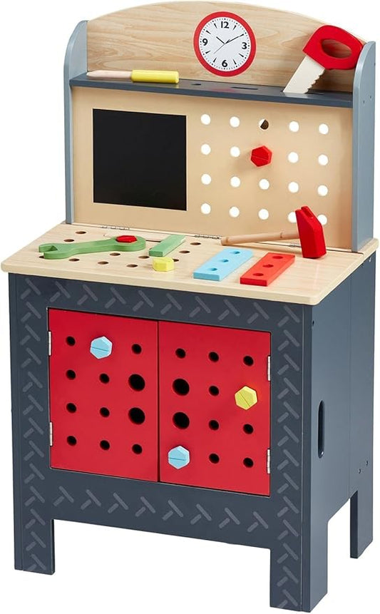 Teamson Kids - Small Foldable Workbench Playset
