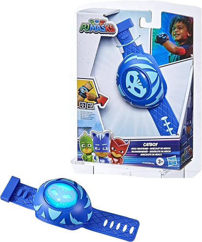 PJ Masks Catboy Power Wristband Preschool Toy, Costume Wearable with Lights and Sounds for Kids Ages 3 and Up, Blue, 14 Different Sound Effects, Standard Packaging