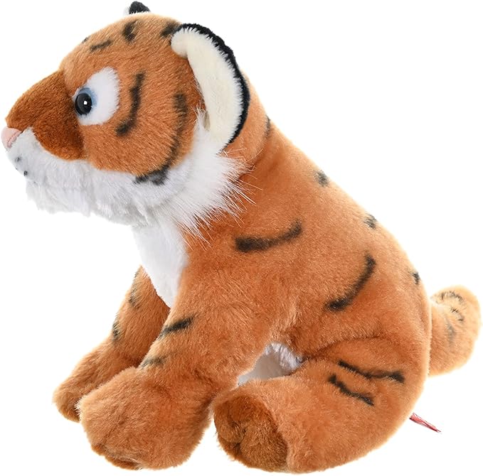 Wild Republic Tiger Cub Plush, Stuffed Animal, Plush Toy, Gifts for Kids, Cuddlekins, 12", Multi, Model:19372
