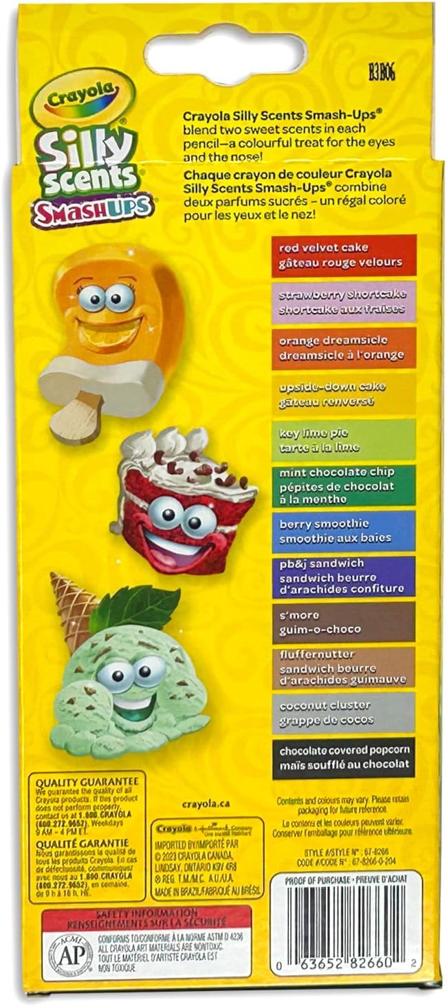 Crayola Silly Scents Colored Pencils 12 ct