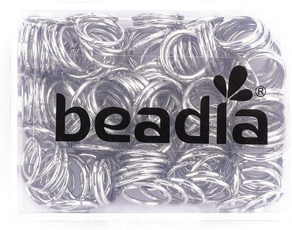 Open Jump Rings Platinum 0.9x10mm 200pcs for DIY Jewelry Making Supplies