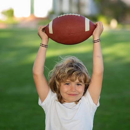 Nosiny 108 Pcs Football Party Favors Bulk 36 Pcs Football Keychain Gifts 36 Pcs Football Stress Balls 36 Pcs Football Charm Bracelets for Team Birthday Party Supplies