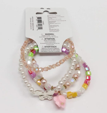 Great Pretenders - Pearly Butterfly Bracelet Set Charms, Colour (Multicoloured) (84081)