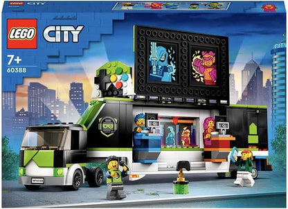 LEGO 60388 City Video Game Tournament Truck Esports Vehicle Toy with Minifigures for Gamer, Gift for Boys and Girls Age 7+