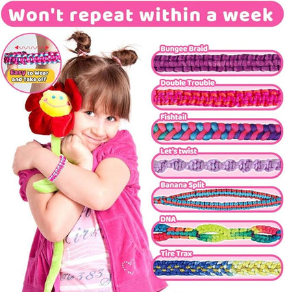 GILI Friendship Bracelet Making Kit for Girls Age 8-12 – DIY Arts and Crafts Toys – Best Christmas Birthday Gifts Ideas for Girls 7 8 9 10 11 Years Old