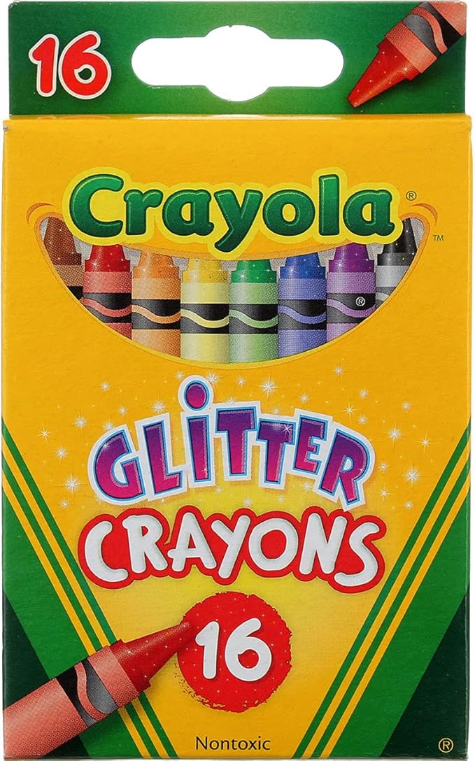 Crayola Glitter Crayons 16 Count - 2 Packs