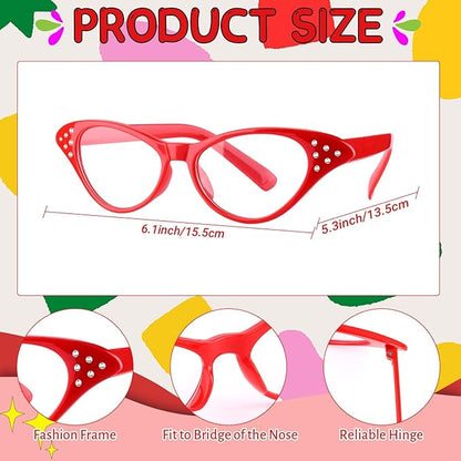 9 PCS 100 Days of School Old Lady Wig Set Include Wig Glasses Necklace Bracelet Glasses Chain Bag Cane and Stickers