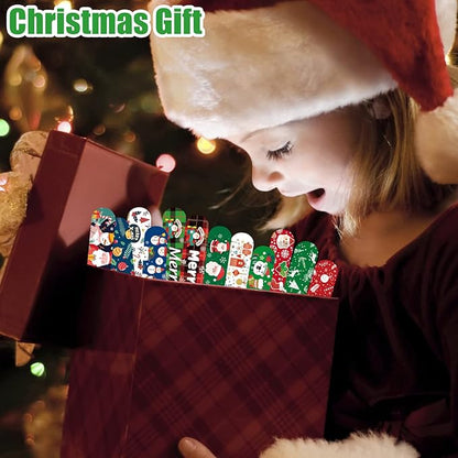 100Pcs Christmas Slap Bracelets, Christmas Party Favors for Kids, Christmas Stocking Stuffers, Christmas Toys For kid and children, Party Gift Bag Filler Supply