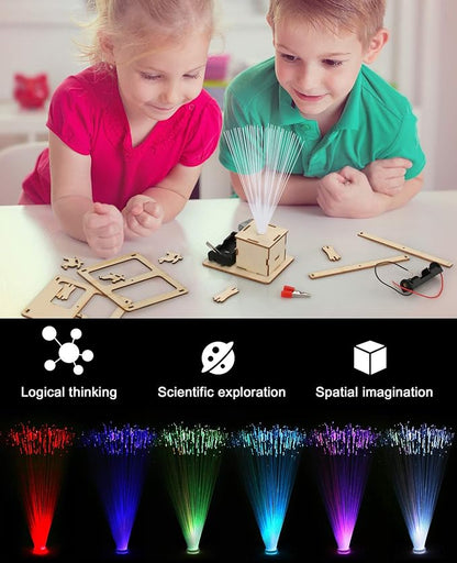 Poraxy 4 in 1 STEM Kits for Kids Age 8-10, Science Kits Building Projects for Kids, STEM Toys for Boys Girls Age 8-13, 3D Puzzles Educational Craft 8-12, Birthday Gifts for 6 7 9 10 11 12 13 Year Old