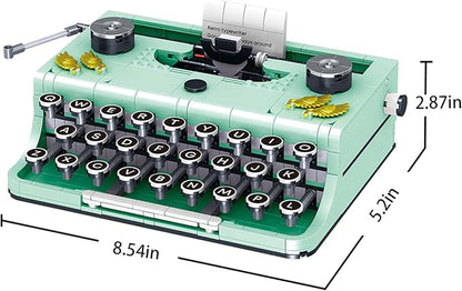 Ideas Retro Typewriter Building Set for Adults, 820PCS Classic Retro Series Typewriters Toys Model Best Nostalgic Gift